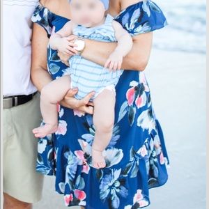 Floral off the shoulder dress